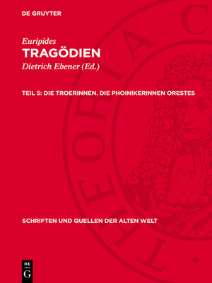 cover image of Die Troerinnen. Die Phoinikerinnen Orestes